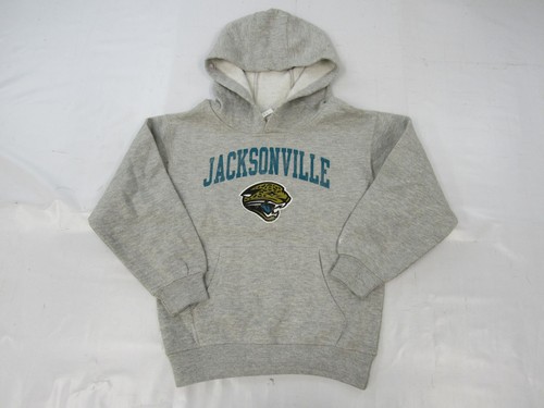 VETEMENTS Felpa con cappuccio grigia nuova Jacksonville Jaguars bambino taglia M Medium (5 6)