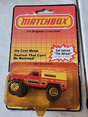 Mini cámper Matchbox MB22 nueva en caja roja Foto 1 de 4
