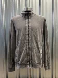 Camiseta de hombre Calvin Klein cremallera completa gris 100 % algodón talla XXL / 2XL - Imagen 1 de 12