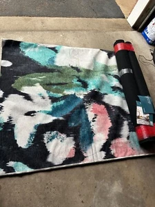 Ruggable  colorful Washable Area Rug brand new in box 8’x10’ With Pad - Picture 1 of 3
