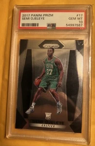 SEMI OJELEYE 2017-18 Panini Prizm Rookie RC PSA 10 Boston Celtics Valencia - Picture 1 of 1
