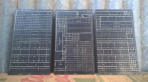 3 x Vintage IBM Control Panel Plugboards - 1950s - Picture 1 of 6