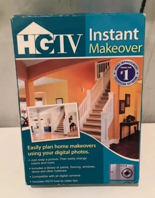 Plan de cambio de imagen instantáneo HGTV amas de casa uso cámara digital software Win XP 7 Vista Foto 1 de 2