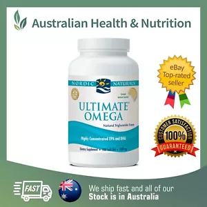 NORDIC NATURALS ULTIMATE OMEGA CAPSULES // CHOOSE SIZE + FREE SAMPLE - Picture 1 of 2