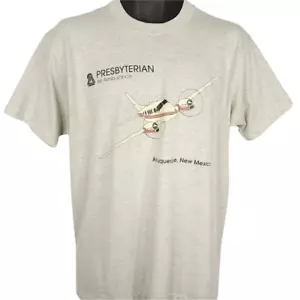 Vintage Presbyterian Air Ambulance T Shirt Mens Size Large 80s Made In USA - Picture 1 of 9