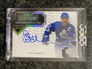 2017-18 Upper Deck Splendor Hockey Doug Gilmour Splendid Signatures Auto /24 - Picture 1 of 2