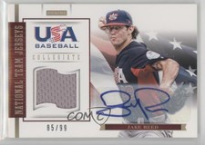 2012 USA Baseball National Team Collegiate Jersey Signatures /99 Jake Reed Auto
