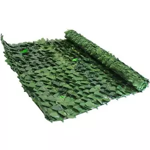 SIEPE FINTA PER COPERTURA BALCONE 1X3 ARTIFICIALE FOGLIA EDERA SINTETICA ANTICAD - Foto 1 di 5