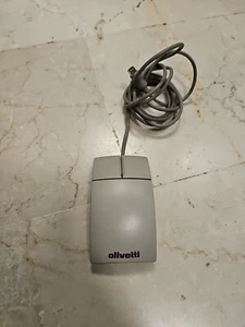 Retro Vintage Olivetti PS2 Maus M-S28 MOUSE FUNZIONANTE PERFETTO RARO - Foto 1 di 5