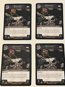 VS System Punisher, Secret Avenger X4 Marvel Universe TCG Mun-024 - Picture 1 of 2