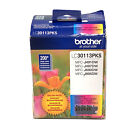 Brother LC30113PKS Cyan- Magenta- Yellow Color Ink Cartridge -3-Pack Exp. 2024/3