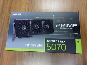 ASUS PRIME NVIDIA GeForce RTX 5070 OC 12GB GDDR7 PCI Express 5.0 Graphics Card - Picture 1 of 8