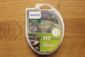 Philips H7 12V 55W LongLife EcoVision, extra lifetime, 2Stk. - Bild 1 von 3