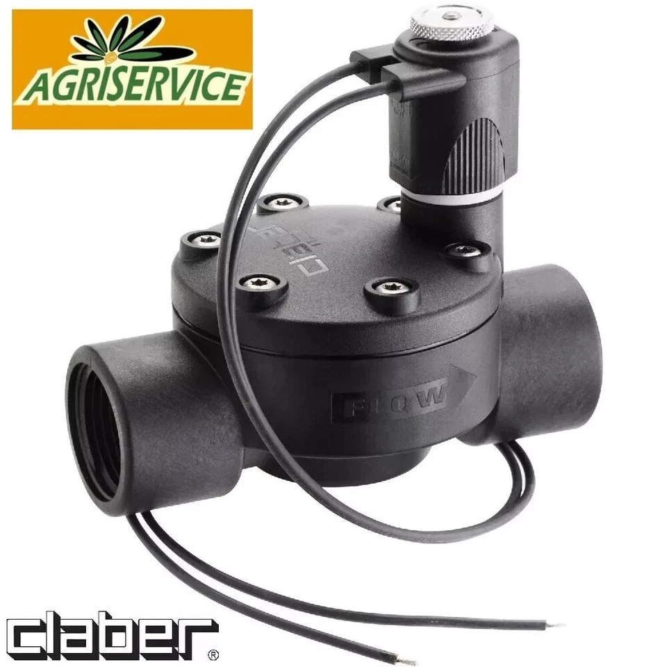 CLABER 90814 ELETTROVALVOLA 24V 1" Femmina a filo irrigazione giardino - Immagine 1 di 1