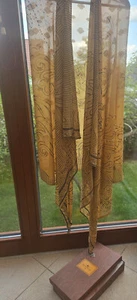 Etro Milano Schultertuch Toll Steinbesatz u. Metallanhänger + Clutch Vintage - Bild 1 von 8