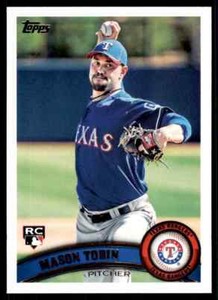 2011 Topps Mason Tobin RC #343 Texas Rangers
