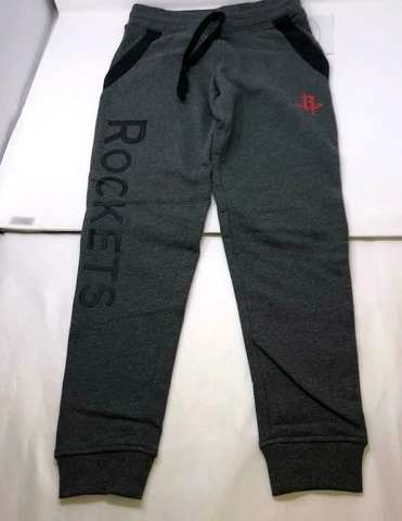 NBA Rockets Warm up Sweatpants Basketball Performance Pants Kids Youth Small Cover