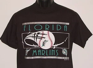 Camiseta De Colección 1992 MLB Florida MARLINS RUSSELL NUEVA CON ETIQUETAS NUEVA STOCK ANTIGUO MEDIANA - Imagen 1 de 5