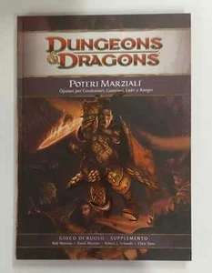 Dungeons & Dragons 4° Edition : Pouvoirs Martiaux - Manuel Italien - Imagen 1 de 1
