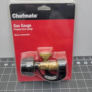 Propane Tank Gas Level Gauge Brass BBQ Grill RV Indicator Chefmate Brand New - Picture 1 of 5