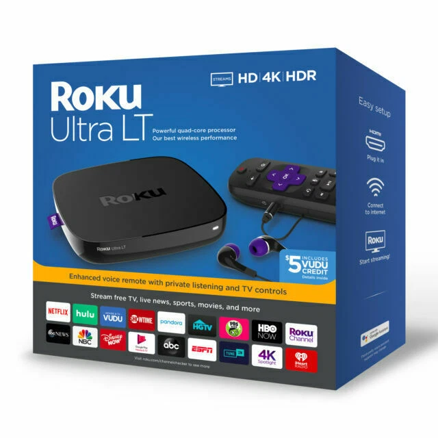Roku Ultra LT HD 4K HDR Media Streamer - (4662RW)