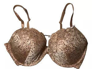 Reggiseno LaSenza Edizione Limitata Impreziosito Strass Morbido Push-up Nero Imbottito 36B - Foto 1 di 8