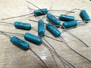 10 Painton 16R 5W wirewound resistor vintage green enamel 306A 16 ohm - Picture 1 of 3
