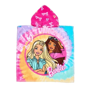 Barbie Girl Boys Bath Pool Beach Hooded Hoodie Poncho Swimming Towel 100% cotton - Picture 1 of 4