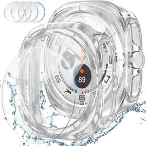 [2+4er Pack] für Samsung Galaxy Watch 7 Ultra 47mm Displayschutz Hülle, 2er Pack H - Bild 1 von 3