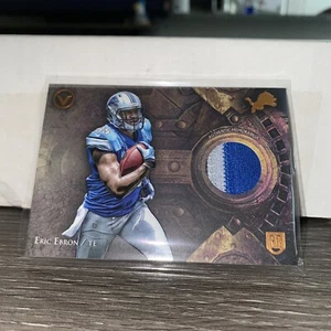 2014 Topps Valor Three Color Patch Card Eric Ebron Detroit Lions RC - Picture 1 of 2