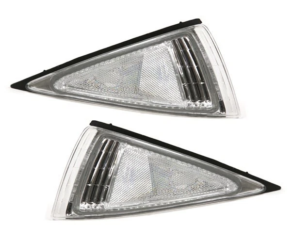 fit 95-99 Chevrolet Cavalier Clear Corner Park Lights PAIR DEPO - Image 1 of 1