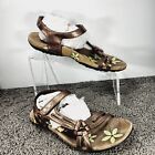 Abeo Womens Size 8 Sandals Fantine Bronze Leather Strappy Vibram Casual Comfort
