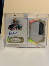2018 Panini Flawless Gold Veteran Patch/Auto Booklet Brett Favre  4/10