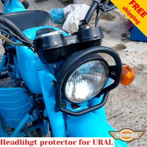 For URAL headlight guard cover Dnepr headlight protector for URAL Gear Up - Picture 1 of 12