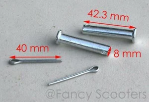 Perno de montaje para reposapiés de motocicleta 8 mm x40 Honda Yamaha Kawasaki Suzuki - Imagen 1 de 1