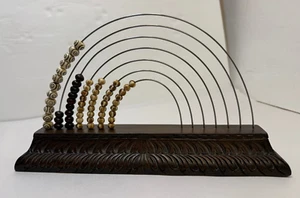 Vintage Himalayan Perpetual Calendar Hand Crafted Wood Device Made in Nepal - Picture 1 of 8