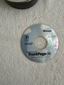 Vintage Microsoft FrontPage 98 CD - 1995-1997 Windows NT/95 - NO PRODUCT KEY!! - Picture 1 of 1