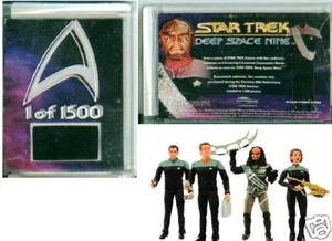 Star Trek DS9 series 2 fig RARE insert case card 1 of 1500 Limited Edition cards - Picture 1 of 1