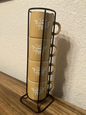 Mini taza de diseño de abeja espresso de 4 oz 4 oz Foto 1 de 4