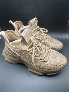 Steve Madden Donna Maxima Sneaker Trainer Blush Multi Strass Taglia 7 - Foto 1 di 7