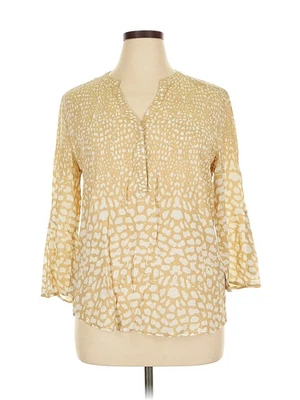 Женская блузка Giorgio Sant'Angelo с золотым рукавом 3/4 XL - Изображение 1 из 4