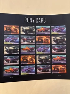 Scott #5715-9: Pony Cars MNH Sheet of 20., - Picture 1 of 1