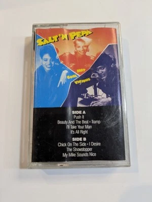 Salt 'N Pepa - Hot Cool & Vicious Cassette Audio Tape rap Hip Hop Vintage 1986 - Image 1 of 3