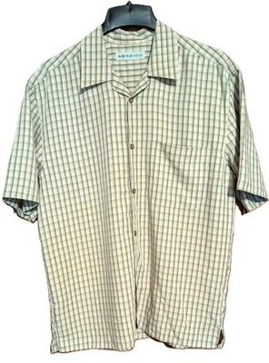 Perry Ellis America Men's M/M Short Sleeve Shirt Modal/Polyester PET RESCUE - Image 1 of 3