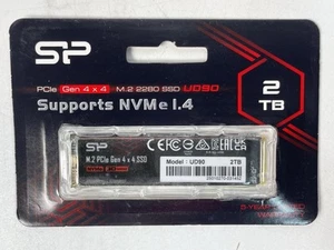Silicon Power 2TB UD90 NVMe 4.0 Gen4 PCIe M.2 SSD SP02KGBP44UD9005 - Afbeelding 1 van 2