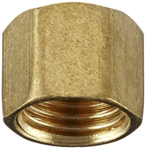54040 Brass Tube Fitting Cap 1/4" Tube OD - Picture 1 of 1