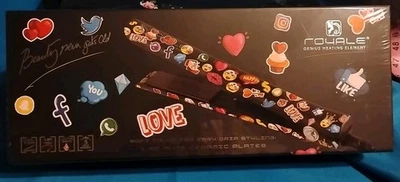 ROYALE Genius EMOJI 1.25" PLACA CERÁMICA PLANCHA PLANCHA PLANCHA PLANCHA PLANCHA SELLADO NUEVO EN CAJA Foto 1 de 4