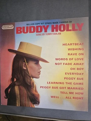 Terry Farlan Million Copy Hit Songs Made Famous By Buddy Holly LP Album Rare VG+ - Image 1 of 4