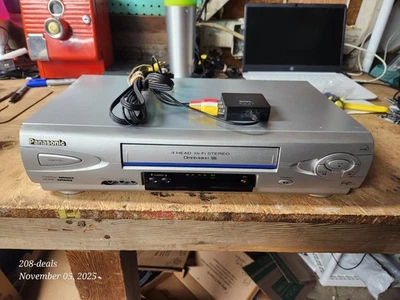 Panasonic Videorecorder Omnivision 4-Kopf Blue Line OHNE FERNBEDIENUNG funktioniert mit HDMI-Abdeckung  - Bild 1 von 4