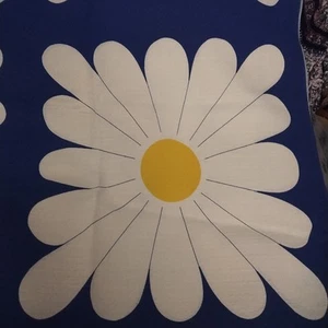 HILFE ID Marimekko ? Stoff Leinen ? Strukturstoff FINNLAND ? Unikko ? Vintage 3 yds - Bild 1 von 5